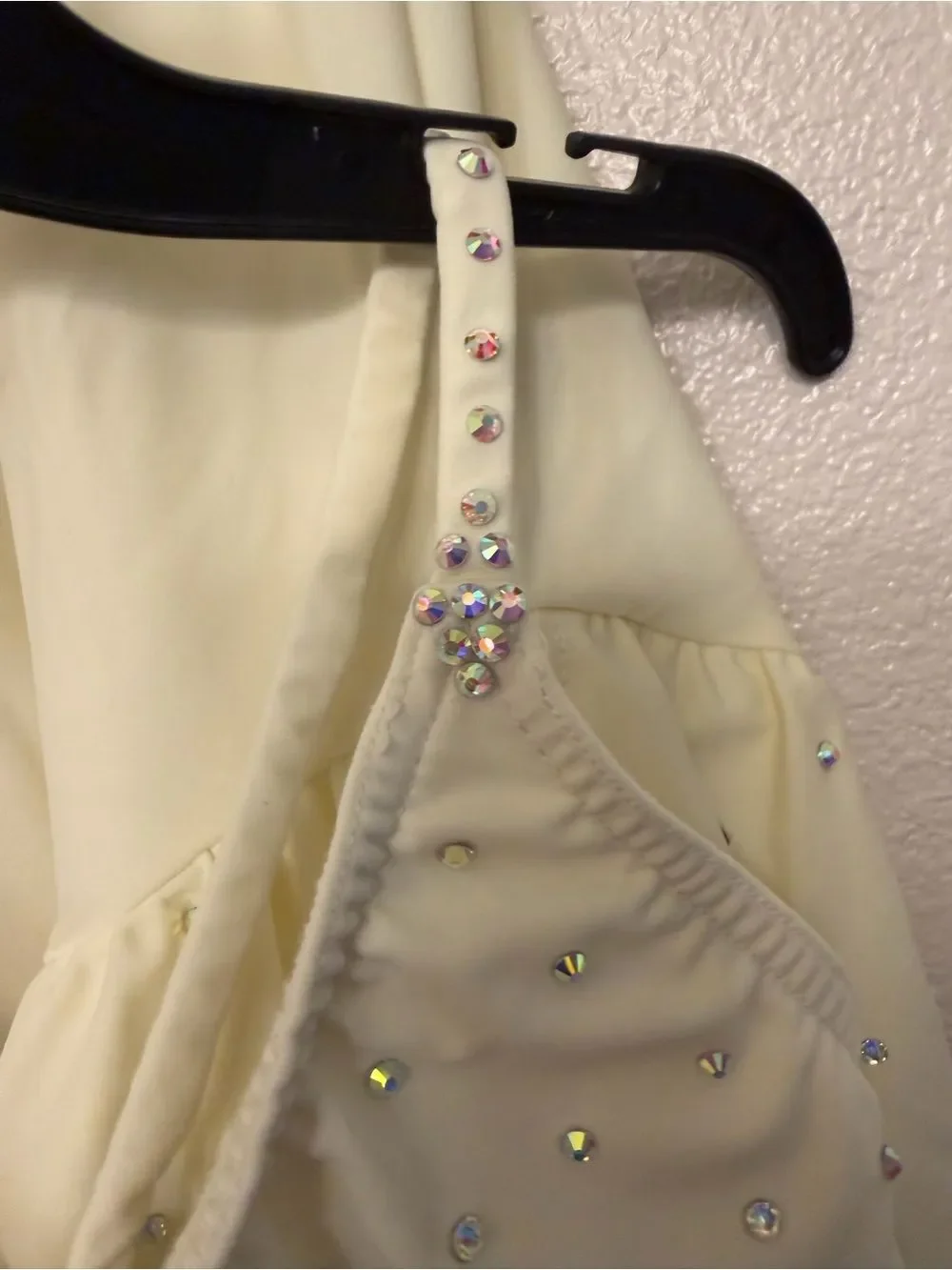 Reverence custom solo dance costume 2 piece ivory lyrical contemporary XS adult